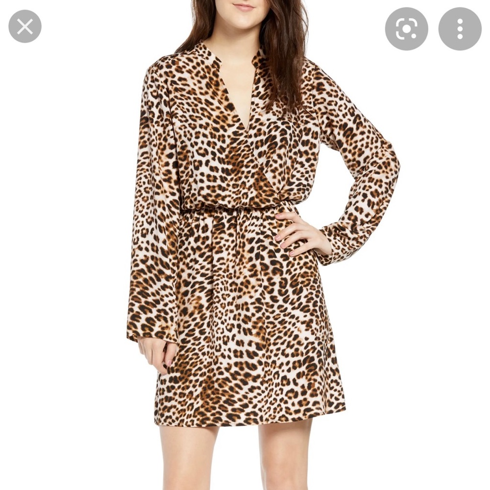 Leopard dress size small NWT